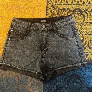 Celebrity Pink Cuffed Denim Shorts